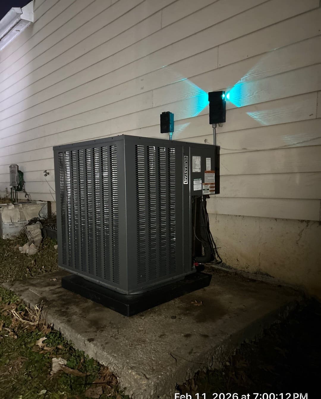 New condenser unit